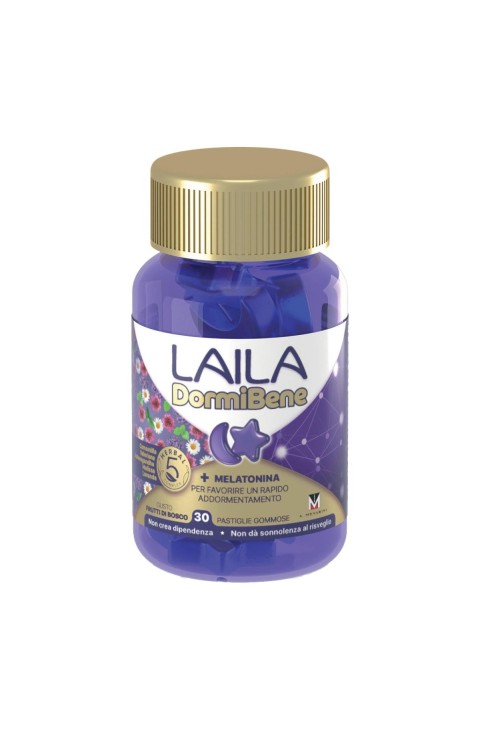 Laila DormiBene per il Sonno Integratore, 30 Pastiglie Gommose