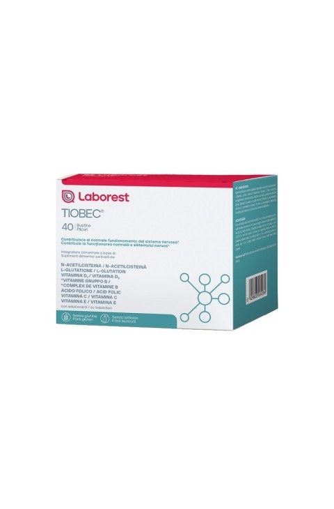 Tiobec 40 Bustine Nuova Formula 590 per Benessere Generale e Antiossidante 40 Bustine
