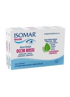 Isomar Occhi Rossi Collirio Con Acido Ialuronico Per Secchezza Oculare 20 Fialette
