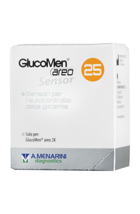 Menarini Glucomen Areo Sensori Per Analisi Della Glicemia 25 Pezzi