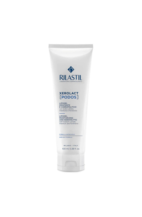 Rilastil Xerolact Podos - Lipogel Idratante e Cheratolitico Piedi, 100ml