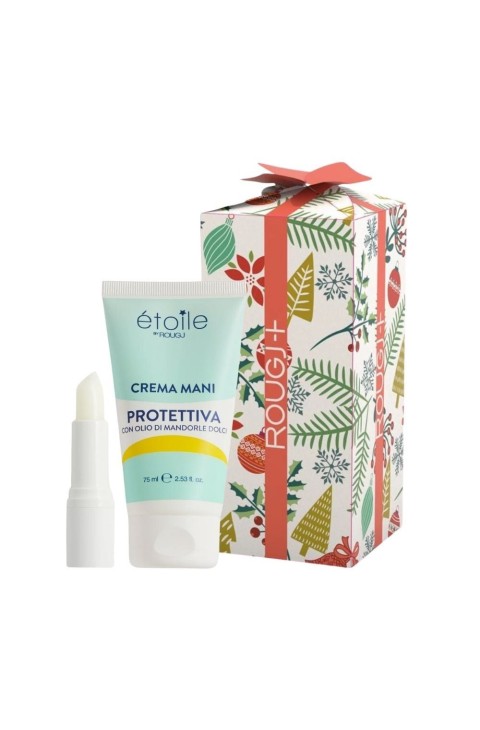 Rougj Kit Natale 03 Cura e Comfort Crema Mani + Burro Labbra

