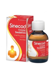 Sinecod Tosse Sed 3 Mg/10 G Sciroppo Flacone Da 200 Ml Con Misurino Tarato