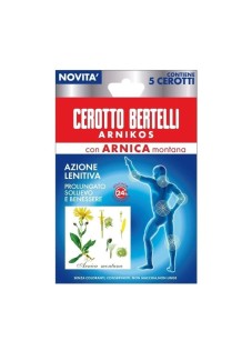 Bertelli Cerotto Arnikos con Arnica Montana ad Azione Lenitiva, 5 cerotti
