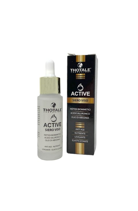 Thotale Active - Siero Viso Anti-Age Nutriente all'Acido Ialuronico, 30ml
