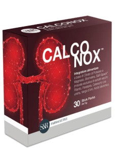 CalcoNox Integratore Benessere Vie Urinarie Drenante Gusto Arancia, 30 Stick Pack
