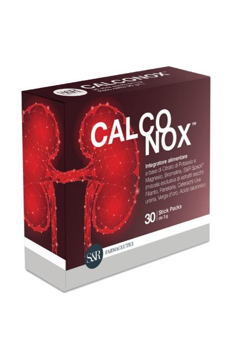 CalcoNox Integratore Benessere Vie Urinarie Drenante Gusto Arancia, 30 Stick Pack