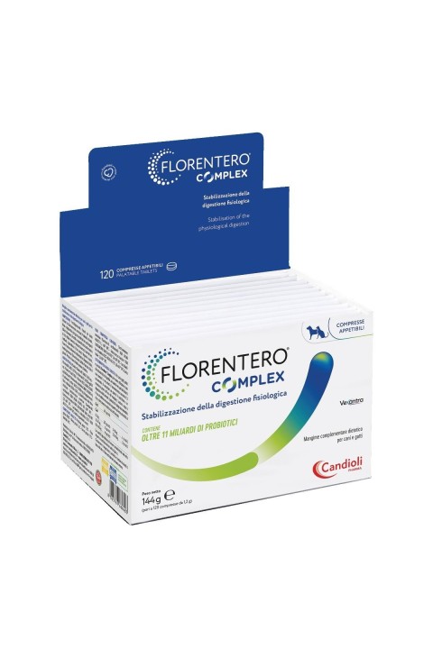 Florentero Complex Mangime Complementare Digestione Cani E Gatti 120 Compresse
