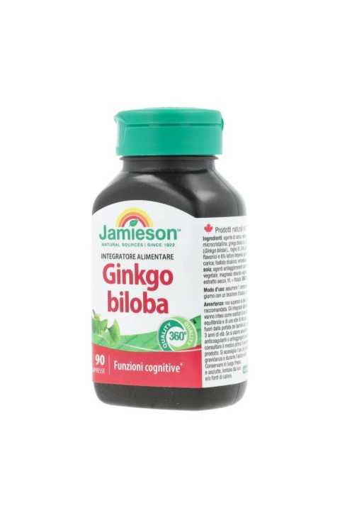 Jamieson Ginkgo Biloba Integratore Alimentare, 90 Compresse