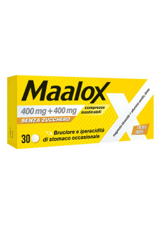 Maalox*s/z 30cpr Limo400+400mg