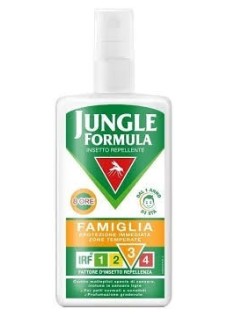 Jungle Formula Famiglia Spray 100 ml - Antizanzare per bambini e adulti
