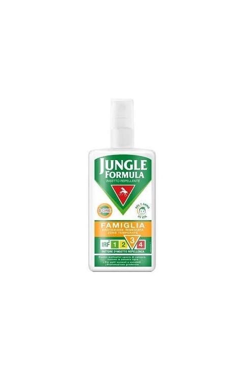 Jungle Formula Famiglia Spray 100 ml - Antizanzare per bambini e adulti
