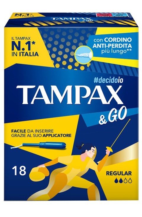 TAMPAX &GO REGULAR 18PZ