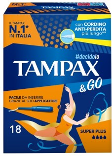 TAMPAX &GO SUPER PLUS 18PEZZI