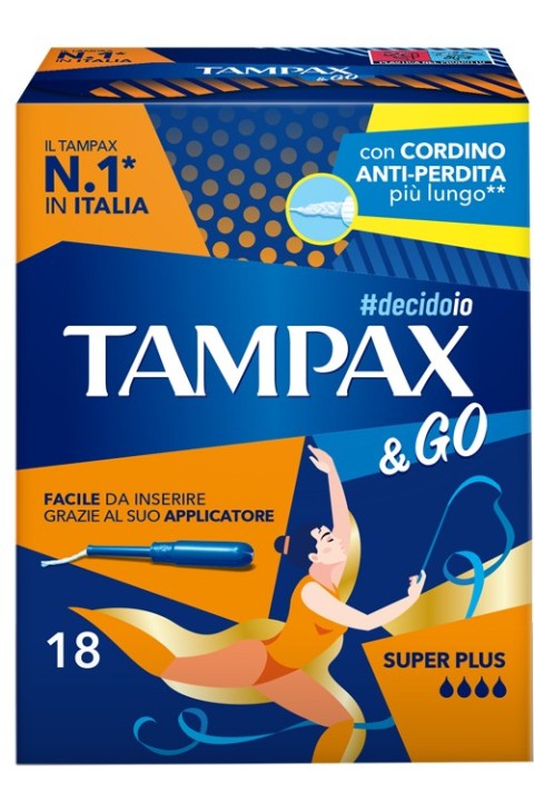 TAMPAX &GO SUPER PLUS 18PEZZI