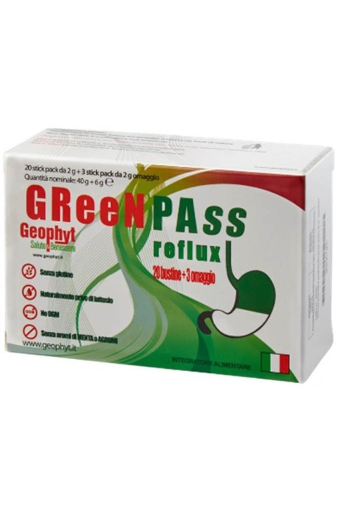 GREEN PASS Reflux 20+3 Bust.
