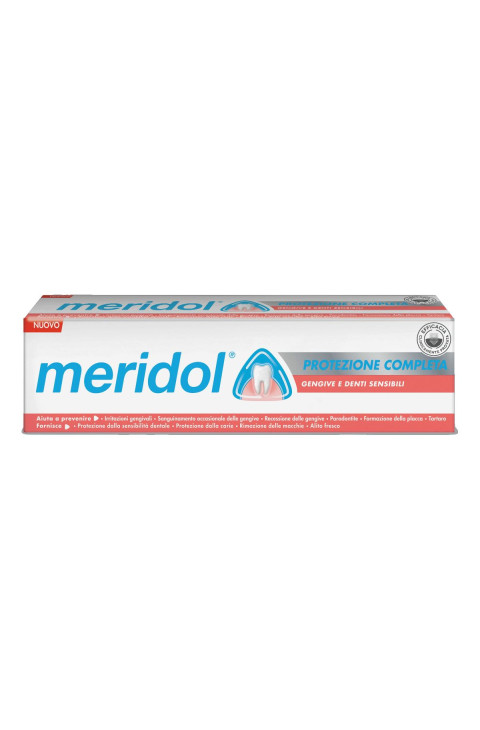 Meridol Dentifricio Protezione Completa Gengive e Denti Sensibili, 75ml