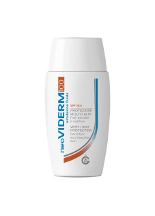 NeoViderm 100 SPF50+ Emulsione Fluida Protezione Pelli Sensibili Reattive, 50ml
