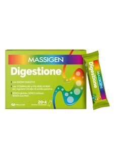 
Massigen Digestione - Integratore per la digestione e il meteorismo, 24 bustine orosolubili
