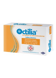 Octilia All Inf Allergia e Infiammazione Collirio 3mg/ml Feniramina Maleato + 0,mg/ml Tetrizolina Cloridrato, 10ml