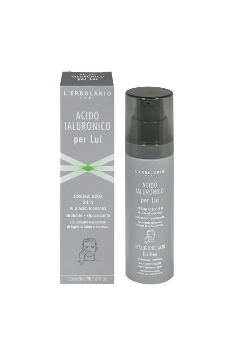 L'Erbolario Crema Viso Acido Ialuronico Per Lui 50ml
