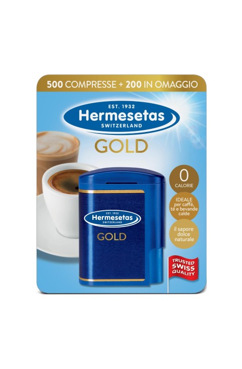 Hermesetas Gold Dolcificante 500+200 Compresse