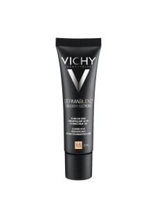 Vichy Dermablend - 3D Fondotinta Coprente per Pelle Grassa Tonalità 15, 30ml