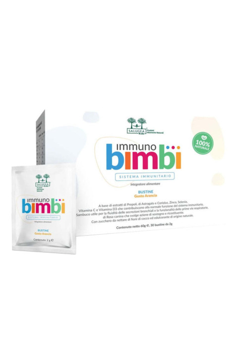 Immuno Bimbi Integratore Difese Immunitarie Bambini, 30 Bustine