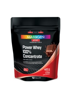Massigen Sport Power Whey Concentrate Gusto Cioccolato 420g
