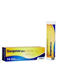 Sargenor Plus Integratore di Arginina Vitamina C Magnesio, 14 Compresse