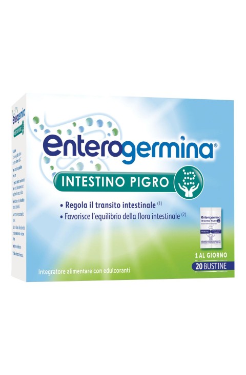 Enterogermina Intestino Pigro Integratore Alimentare, 20 bustine