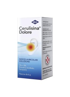 Cerulisina Dolore 1% + 5% Gocce Auricolari, Soluzione 1 Flacone Contagocce 10ml
