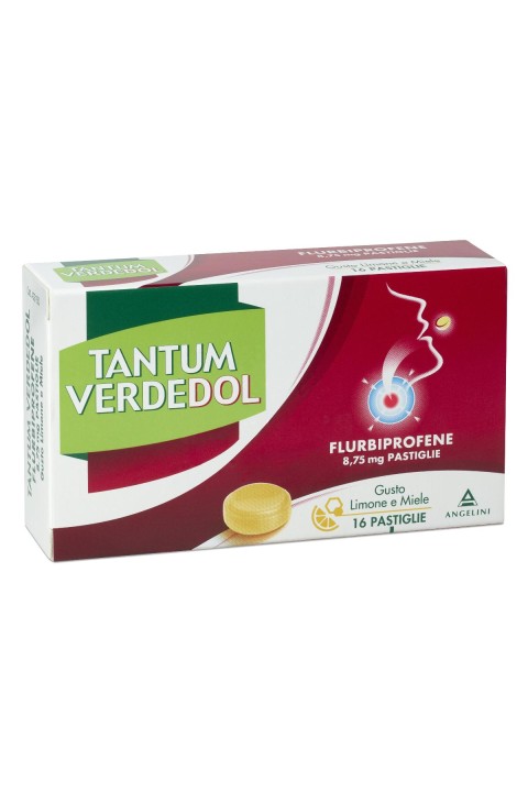 Tantum Verdedol Gusto Limone e Miele, 16 Pastiglie