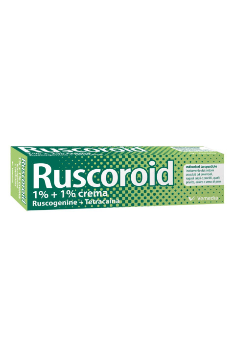 Ruscoroid*rett Crema 40g 1%+1%