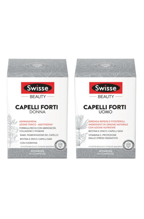 Swisse Beauty - Capelli Forti Uomo Integratore, 30 Compresse