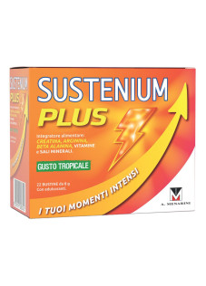 Sustenium Plus Integratore Alimentare Gusto Tropicale, 22 Bustine