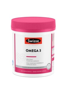 Swisse Cuore e Colesterolo - Omega 3 Integratore, 200 Capsule