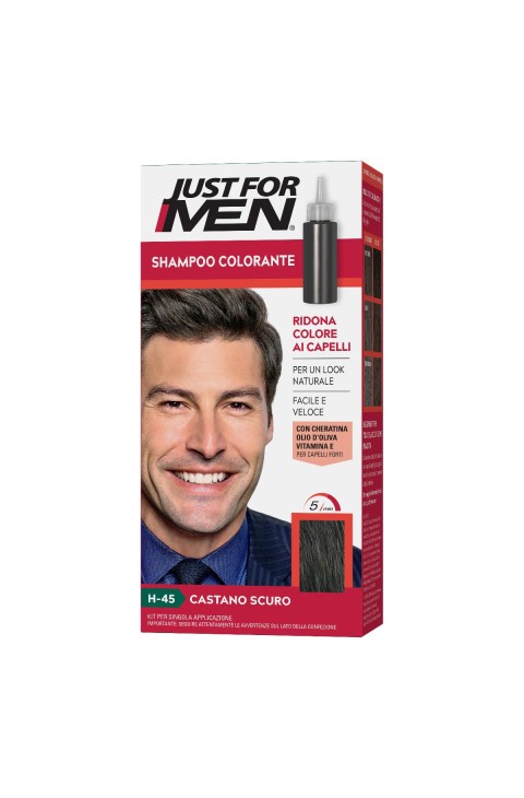 Just For Men Shampoo Colorante Colore Castano Scuro