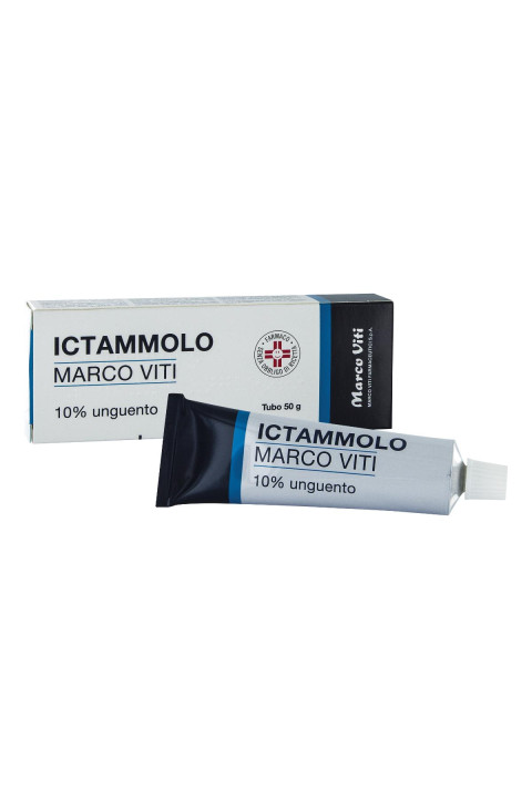 Ictammolo Mv 10% Unguento per Infiammazioni e Piccole Infezioni Cutanee, 50g