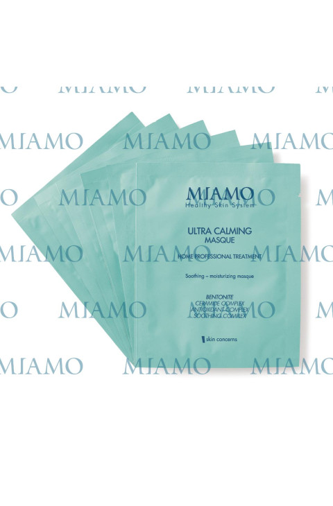 Miamo Ultra Calming Masque Maschera Lenitiva Idratante, 6 x 10ml