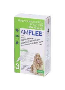 AMFLEE spot-on soluz 3 pipette 1,34 ml 134 mg cani da 10 a 20 Kg
