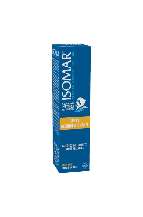 Isomar Naso - Spray Decongestionante Acqua di Mare Ipertonica, 50ml
