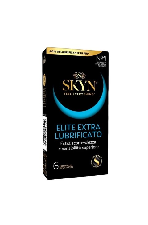 Skyn Elite Extra Lubrificato Profilattico, 6 preservativi
