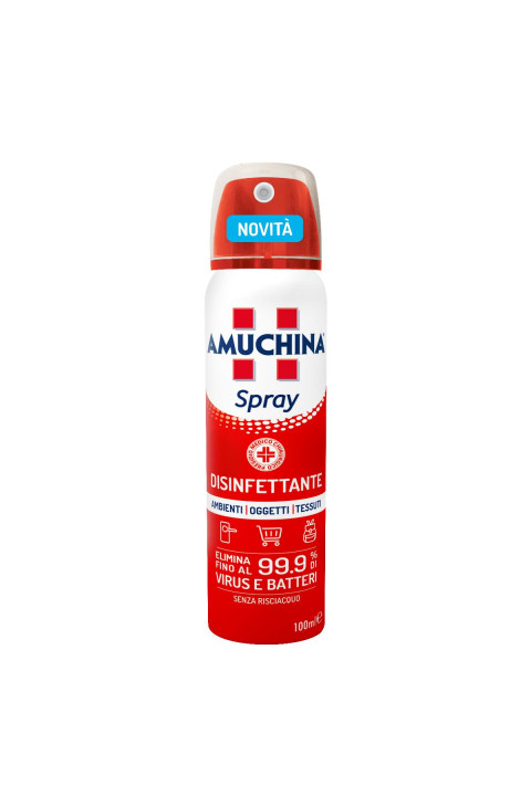 Amuchina Spray Disinfettante Ambienti Oggetti e Tessuti, 100ml