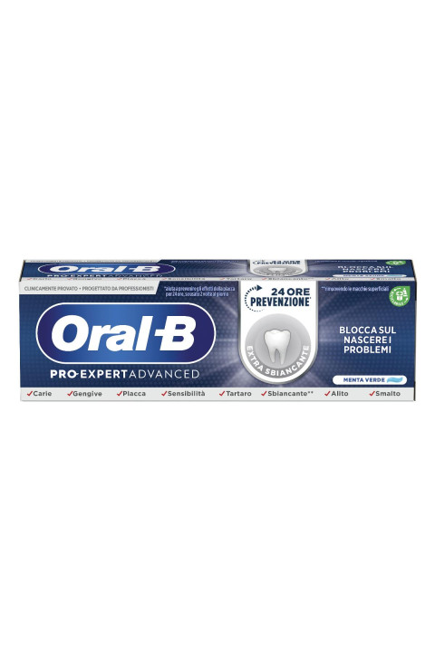 Oral-B Dentifricio Pro-Expert Sbiancante Sano Protezione per 24 Ore, 75ml