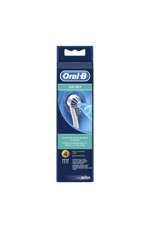 Oral-B OxyJet Testine di Ricambio per Idropulsore, 4 Pezzi