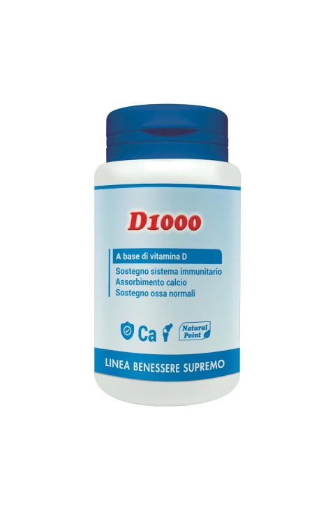 Natural Point D1000 Integratore Alimentare, 70 Capsule Vegetali