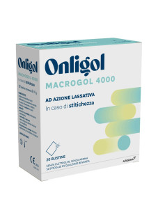 Onligol Dispositivo Medico Macrogol 4000 Azione Lassativa, 20 Bustine