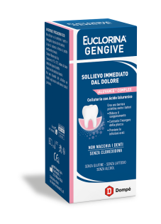 Dompé Euclorina - Gengive Collutorio Sollievo Immediato dal Dolore, 200ml