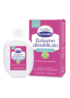 Euphidra AmidoMio - Balsamo Ultradelicato Dopo Shampoo Adulti e Bambini, 200ml
